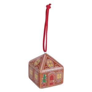 Adorno para árbol de Cerámica con Forma Casita