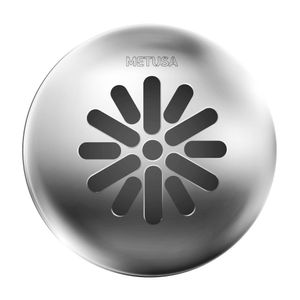 Desagüe Xl Sumidero Deco Acero Inoxidable con rebose 13" Metusa