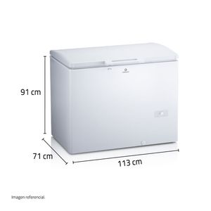 Congeladora 292 litros Ci-300 Blanco Indurama