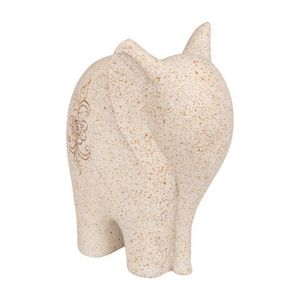 Elefante Nola Altura 23cm Resina Beige Atmosphera