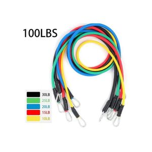 Set de 5 Ligas Resistencia Elástica Ejercicios Pilates Gym