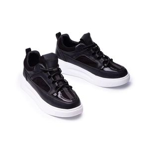 Zapatilla Amelie - Nébula - Negro Gamuza