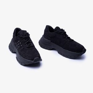 Zapatilla Talavera - Nébula - Negro Gamuza