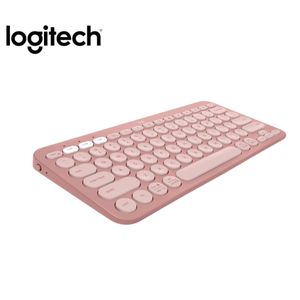 Teclado Logitech Pebble 2 K380s Bluetooth/Wireless Rosado
