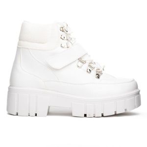 Botines Xiomara - Nébula - Blanco