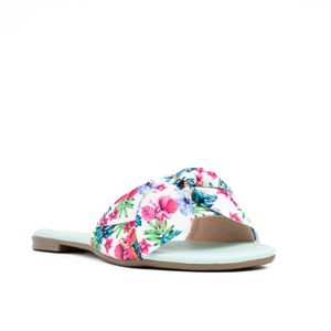 Sandalias Flor Floreado - Nébula - Verde Agua 3