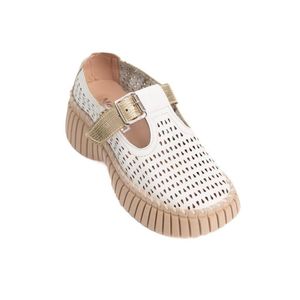 Sandalia Vesty - Nébula - Blanco