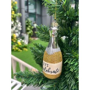 Adorno Arbol Botella Champagne 13 Cm