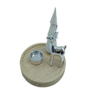 Adorno Mesa Portavela Reno -15 Cm