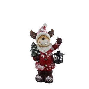 Figura Reno Farol 48 Cm.