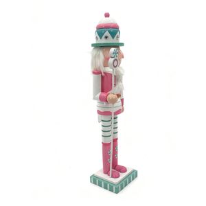 Cascanueces Celeste Blanco 38 Cm