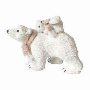 Oso Echado Con Hijo 26 Cm