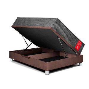 Dormitorio Boxet Blocks Su Majestad 1.5 Plazas Chocolate