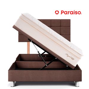 Dormitorio Boxet Blocks Royal Cloud Queen Chocolate