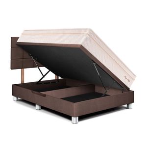 Dormitorio Boxet Blocks Royal Cloud Queen Chocolate