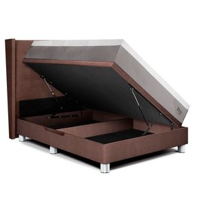 Dormitorio Boxet Gold Royal Balanzze Queen Chocolate