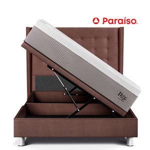 Dormitorio Boxet Gold Royal Balanzze Queen Chocolate