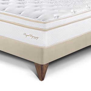 Dormitorio Europea Royal Dynasty 1.5 Plazas + Cabecera Blocks Champagne