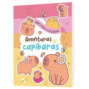 Libro coloreando capibaras DISTRIBUIDORA GRÁFICA (Modelos Aleatorios)