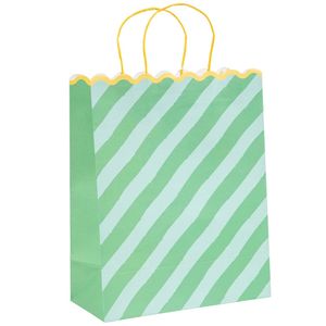 Bolsa de regalo rayas CLASS&WORK verde