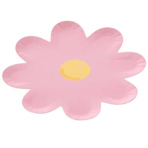 Pack de Platos diseño de hadas CLASS&WORK rosado 10un