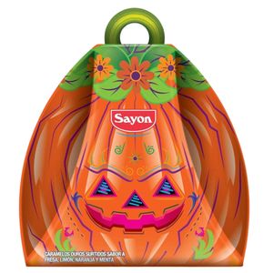 Caramelos SAYON Halloween Calabaza Caja 76g