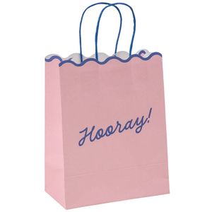 Bolsa de regalo texto decorativo diseño colorido CLASS&WORK