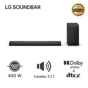 Soundbar 400W Bluetooth Dolby Atmos Negro LG S70TY