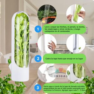 Pack x 2 Conservador De Hierbas y Vegetales Premium