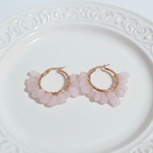 Aretes de Argolla Hit Mujer Rosa