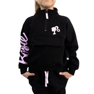 POLERA MODA BARBIE NEGRO NIÑA