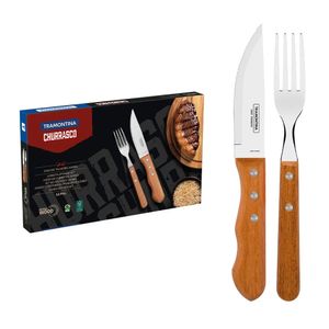 JUEGO DE CUBIERTOS TRAMONTINA PARA ASADO PARRILLA 12 PZAS DYNAMIC 22399/063