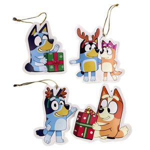 Set De Adornos 4 Piezas Bluey Figuras 12 Cm