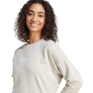 Polera Deportiva Adidas Mujer Opt Ess St 1/1 Jy4901 Beige