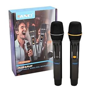 Micrófono Sanci Inalámbrico Recargable Profesional