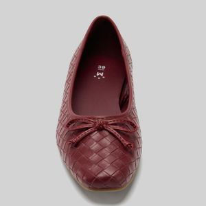 Balerinas Malabar Mujer Trenza Guinda