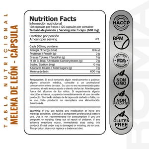 PACK 2 MELENA DE LEÓN 120 CÁPSULAS EDENIS HEALTH