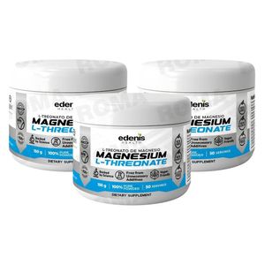 PACK 3 L-TREONATO DE MAGNESIO 150G EN POLVO EDENIS HEALTH
