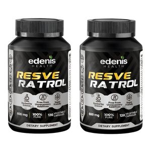 PACK 2 RESVERATROL 120 CÁPSULAS EDENIS HEALTH