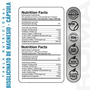 PACK 2 BISGLICINATO DE MAGNESIO 200G EN POLVO EDENIS HEALTH