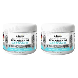 PACK 2 CITRATO DE POTASIO 200G EN POLVO EDENIS HEALTH