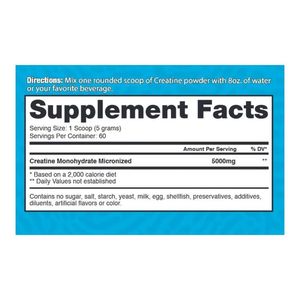 Creatina Monohidratada Dragon Pharma 300gr con Hand Grip