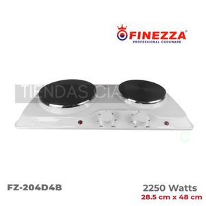 Cocina Eléctrica 2 Hornillas FZ-204D4B  2250W