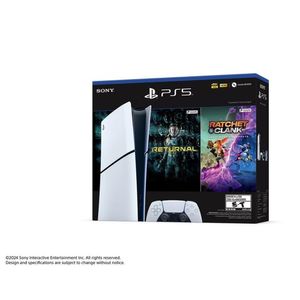 Consola PS5 Slim Digital 1TB + Returnal + Ratchet & Clank + Mando PS5