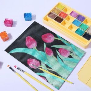 Himi & Alien Frens Gouache metálico - Set 18 colores - 30ml Jelly Cup