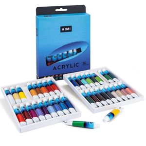 Miya Pintura acrílica en tubo - Set 36 colores/12ml
