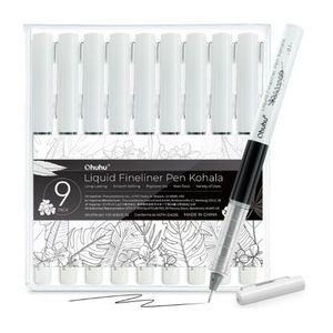 Ohuhu Kohala Estilógrafos tinta líquida  - Set x9