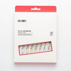 Miya Himi Gouache en tubo Nueva Visión Set 18 colores12ml