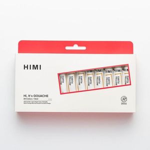 Miya Himi Gouache en tubo Nueva Visión Set 24 colores12ml