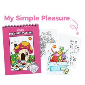 Ohuhu Pack de 4 Libros para colorear- doble cara